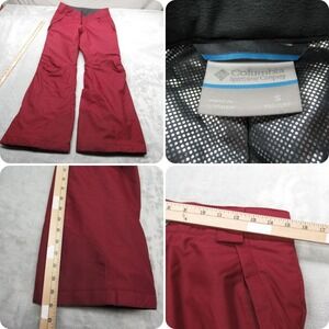 Columbia Ski Pants‎ Womens Small Burgundy Waterproof Omni Heat Arctic Trip 30x31